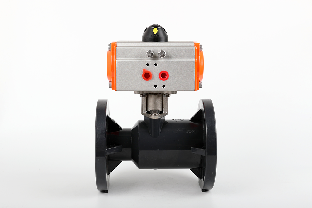 恒山气动法兰一体球阀